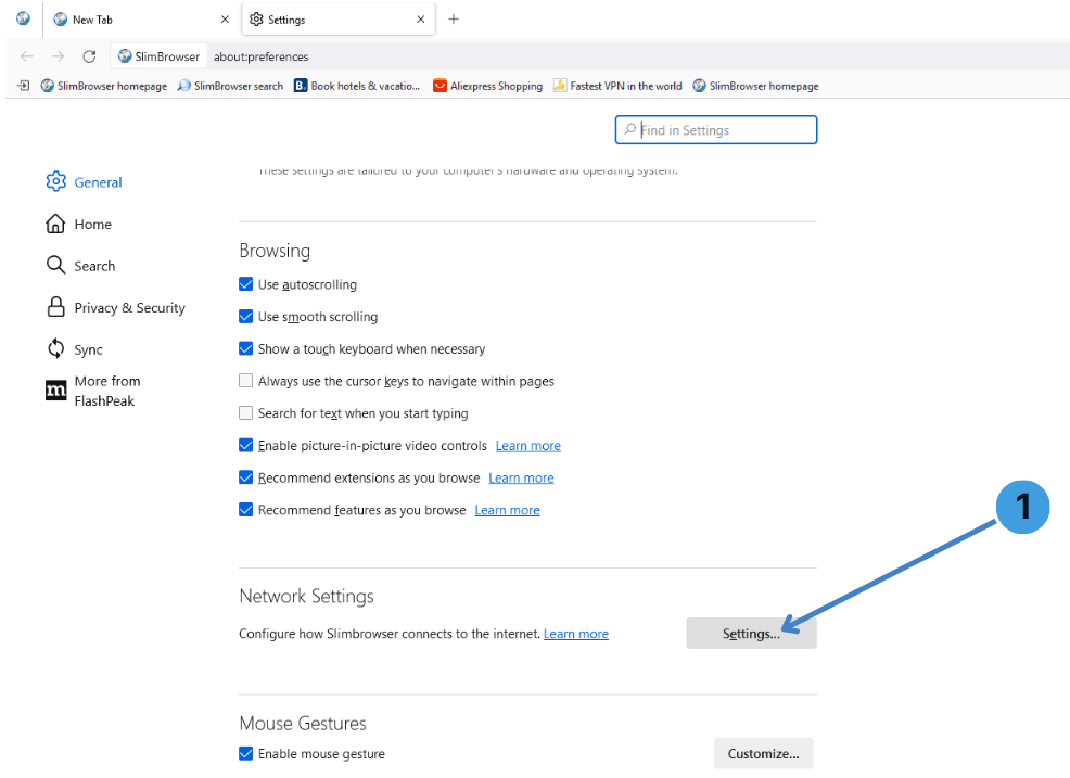 Step 2. Open the network and connection dialog