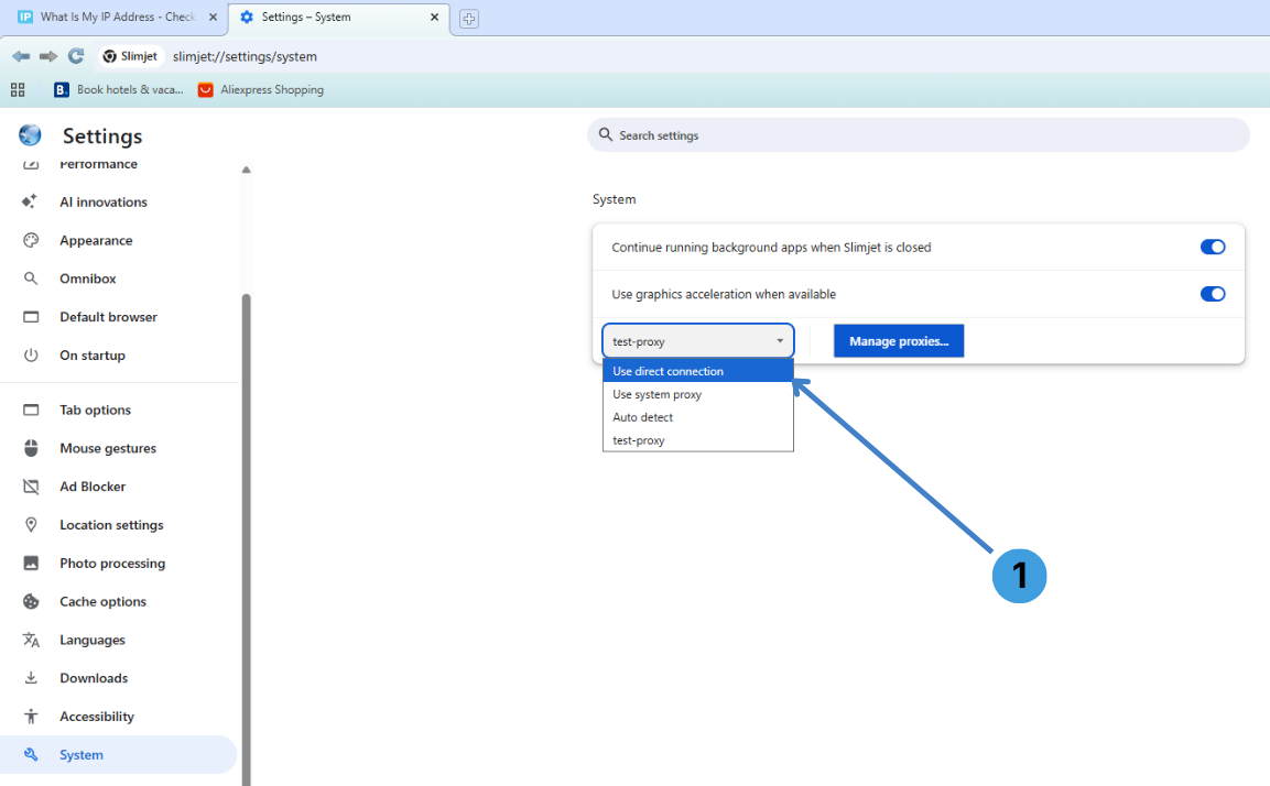 Step 5 – Switch back to a direct connection