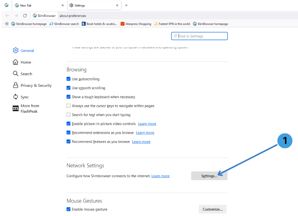 Step 2. Open the network and connection dialog