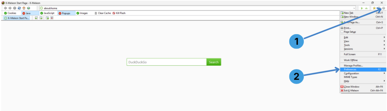 Step 1. Open Preferences