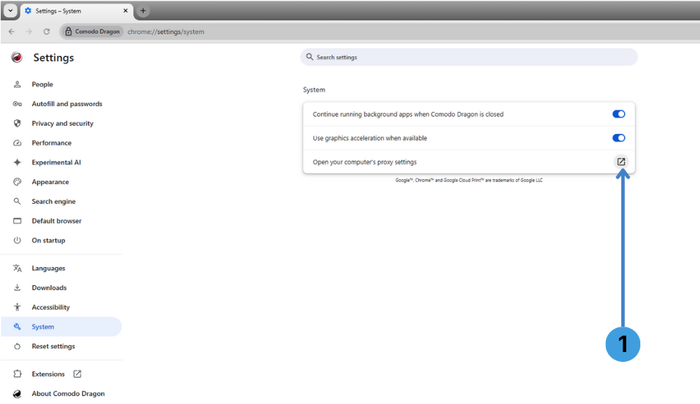 Step 3. Open your computer’s proxy settings